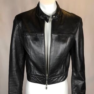 Bebe Leather Biker Jacket